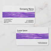 中間バンド – パープルウォーター 名刺 (正面/裏面)