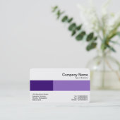 中間バンド – 2トーン – 紫の影 名刺 (スタンド正面)