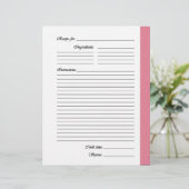 中間ピンクの両面レシピページ (スタンド正面)