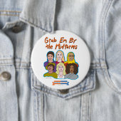 中間ボタンによるグラブEm 缶バッジ (インサイチュ)