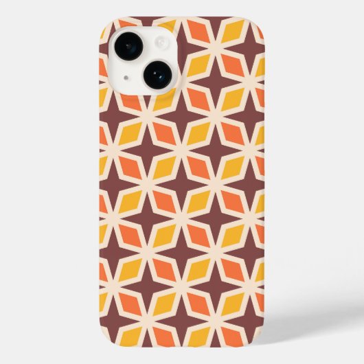 中間モダン幾何星型 Case-Mate iPhoneケース (裏面)