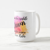 中間兄弟姉妹引用文 コーヒーマグカップ (正面右)