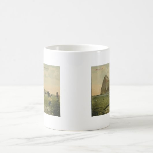 中間地域、ヴィンテージからのジブラルタルの石 コーヒーマグカップ (中央)