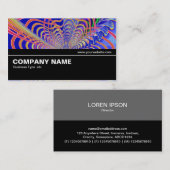 中間地点V2 011 – フラクタル抽象芸術061012d 名刺 (正面/裏面)