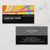 中間地点V2 012 – フラクタル抽象芸術061012e 名刺 (正面/裏面)