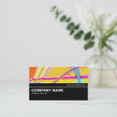 中間地点V2 012 – フラクタル抽象芸術061012e 名刺 (スタンド正面)