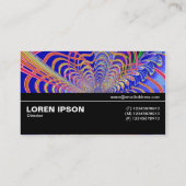 中間地点V3 011 – フラクタル抽象芸術061012d 名刺 (裏面)