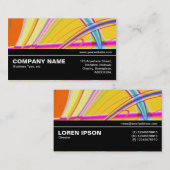 中間地点V3 012 – フラクタル抽象芸術061012e 名刺 (正面/裏面)