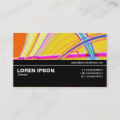 中間地点V3 012 – フラクタル抽象芸術061012e 名刺 (裏面)