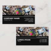 中間地点V3 036 – フリーマーケットきらきら光る 名刺 (正面/裏面)