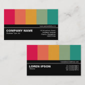 中間地点V3 03 – カラーバー 名刺 (正面/裏面)