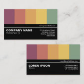 中間地点V3 04 – カラーバー 名刺 (正面/裏面)