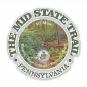 中間州トレイル(rd) シール (正面)