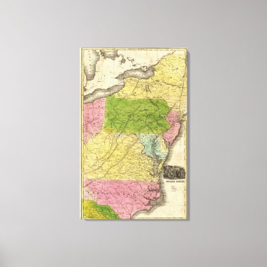 中間州3 キャンバスプリント (正面)