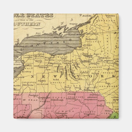 中間州3 マグネット (正面)