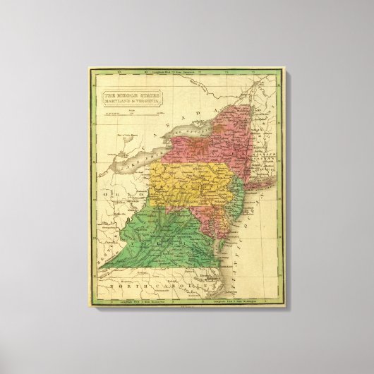 中間州4 キャンバスプリント (正面)