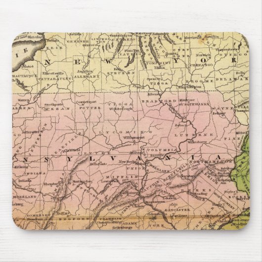 中間州 マウスパッド (正面)