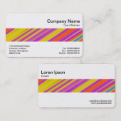 中間帯 – カラフル抽象芸術 名刺 (正面/裏面)