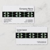 中間帯 – 三角形パターン 名刺 (正面/裏面)