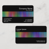 中間帯（黒） – スペクトルカーテン 名刺 (正面/裏面)