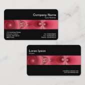 中間帯(黒) – フラクタル03 名刺 (正面/裏面)