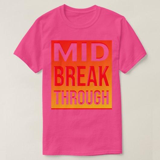 中間打開 Tシャツ (デザイン正面)