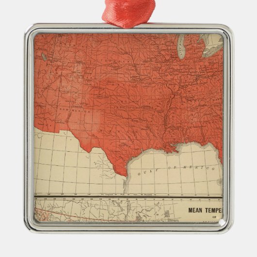 中間温度 メタルオーナメント (正面)