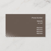 中間白ハーフトーン効果 名刺 (裏面)