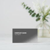 中間白ハーフトーン効果 名刺 (スタンド正面)