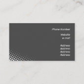 中間白ハーフトーン効果 名刺 (裏面)