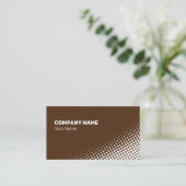 中間白ハーフトーン効果 名刺 (スタンド正面)