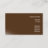 中間白ハーフトーン効果 名刺 (裏面)