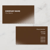 中間白ハーフトーン効果 名刺 (正面/裏面)