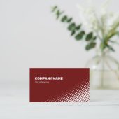 中間白ハーフトーン効果 名刺 (スタンド正面)