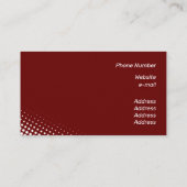 中間白ハーフトーン効果 名刺 (裏面)