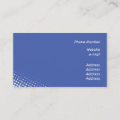 中間白ハーフトーン効果 名刺 (裏面)