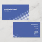 中間白ハーフトーン効果 名刺 (正面/裏面)