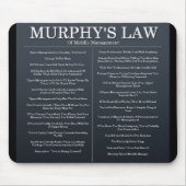 中間管理職のMurphysの法律 マウスパッド (正面)