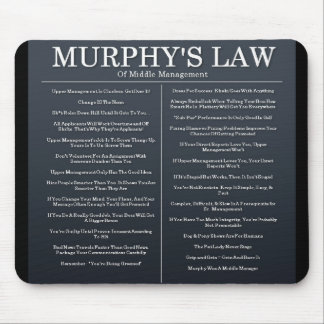中間管理職のMurphysの法律 マウスパッド