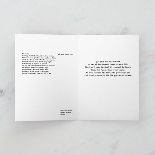 中間腕時計 カード (内部)