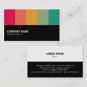 中間色バー02 名刺 (正面/裏面)