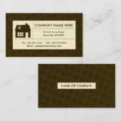 中間調の家 名刺 (正面/裏面)