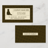 中間調育児 名刺 (正面/裏面)