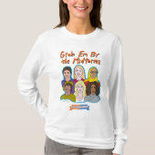 中間長い袖のTシャツによってEmをつかんで下さい Tシャツ (正面)