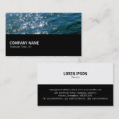 中間04 -水きらめく 名刺 (正面/裏面)