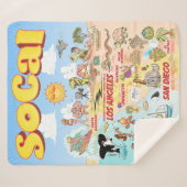 中間SoCal シェルパブランケット (正面(横))