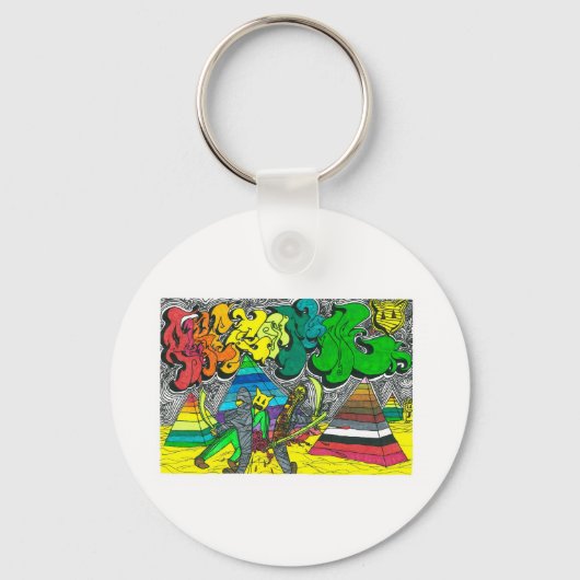 中陰性狼狽ミイラ キーホルダー (正面)