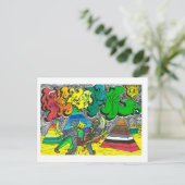 中陰性狼狽ミイラ ポストカード (スタンド正面)