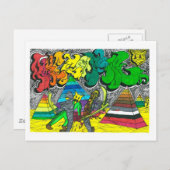 中陰性狼狽ミイラ ポストカード (正面/裏面)