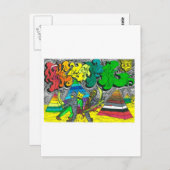 中陰性狼狽ミイラ ポストカード (正面/裏面)